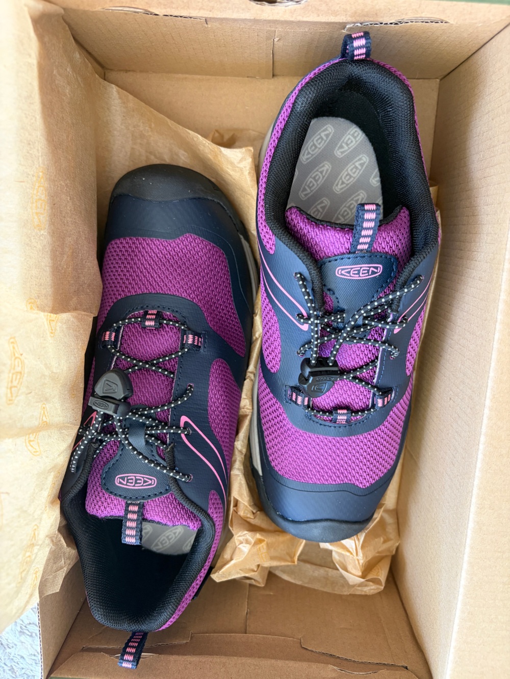 KEEN kids Purple and Black Athletic Sneakers